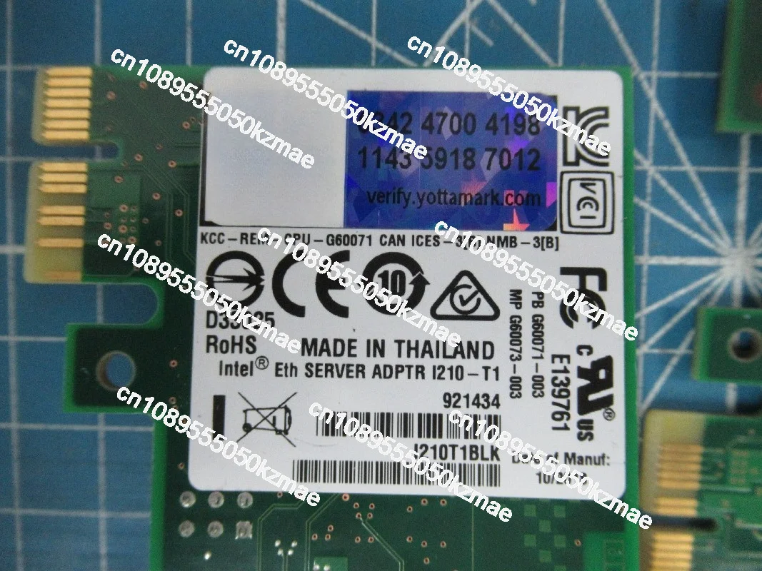 Suitable for original blue label I210T1BLK I210-T1 1G with intact functions and no flap
