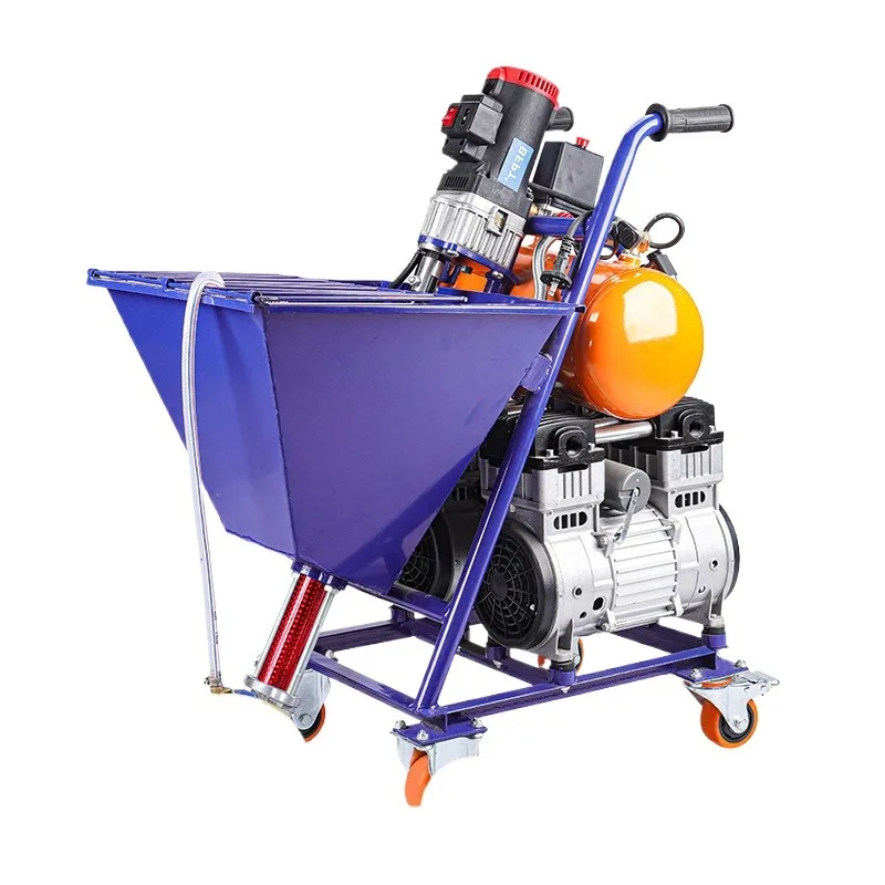 Light and thin fireproof coating grouting machine High power intelligent shotcrete machine