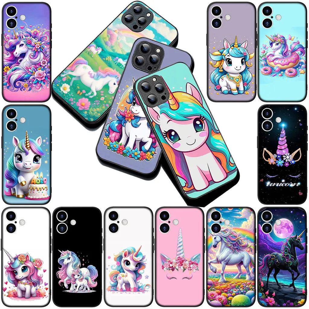 Чехол для телефона с рисунком единорога в стиле комиксов для Motorola Moto E14 E15 G04 G05 G14 G34 G35 G84 G24 A54 G15 Power E22 Корпус