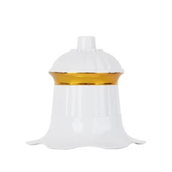 Cilia E26/E27/E22 Lamp Socket Bulb Lamp Holder Light Bases,White Flower shape Easy Installation Screw Universality for home