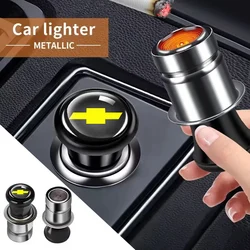 For Chevrolet Cruze Malibu Sail Spark Captiva Equinox Lova Car Logo Cigarette Lighter Head Auto Cigarette Lighter Plug Accessory