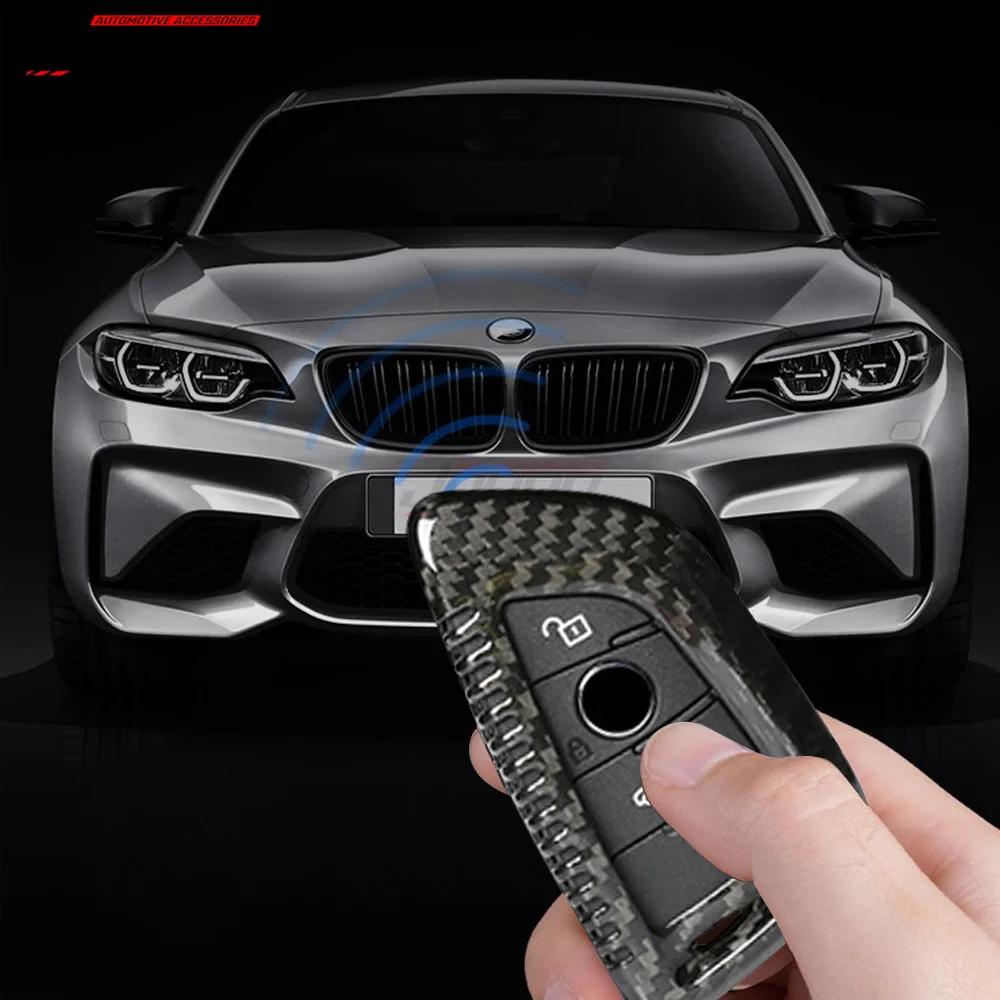 

Для BMW F45 F46 G20 G30 G31 GT G32 G11 G12 F90 F48 F39 G01 автомобильный брелок из углеродного волокна чехол для ключа аксессуары для стайлинга автомобиля
