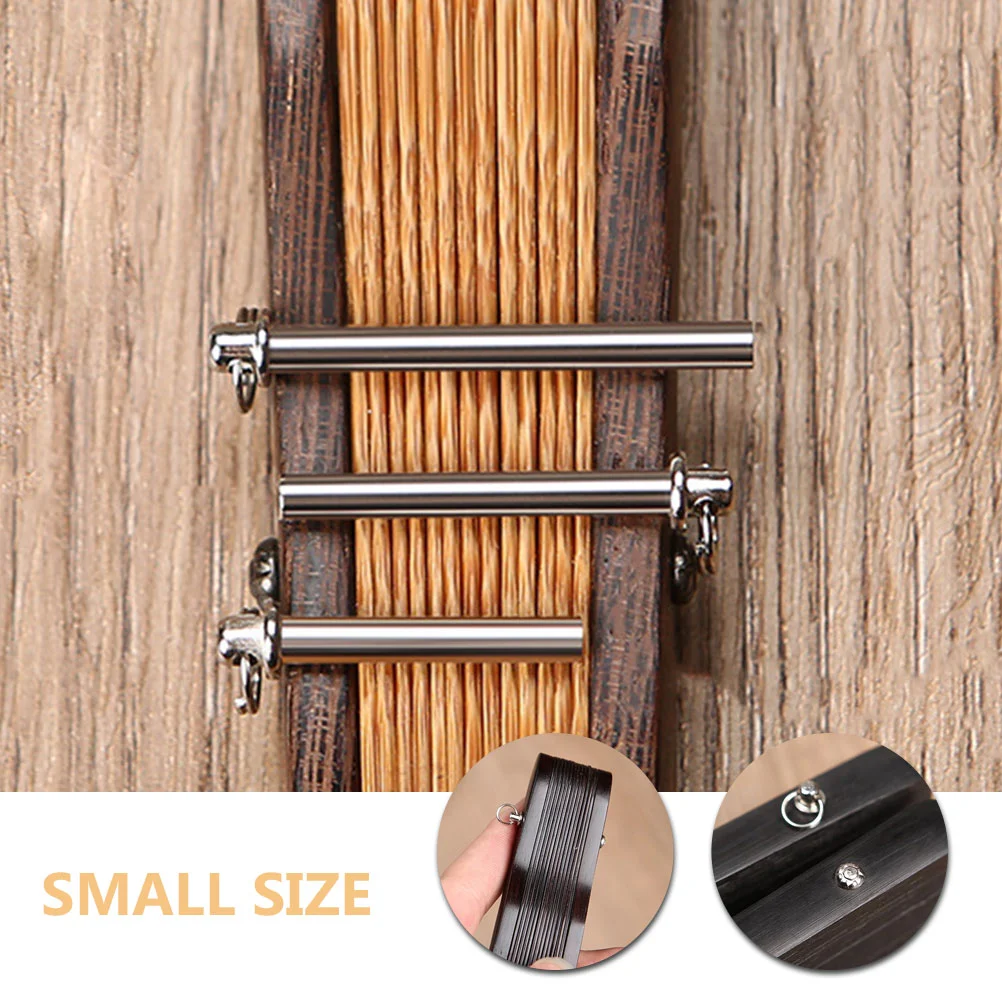 5 Sets Fan Accessories Folding Rivet and Nut Hand Repairing Kit Handheld Shaft Rivets Stainless Steel