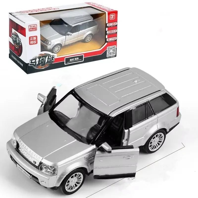 1:36 Scale Range Rover SUV Diecast Alloy Metal Luxury Car Model Pull Back Car For Children Toys With Collection