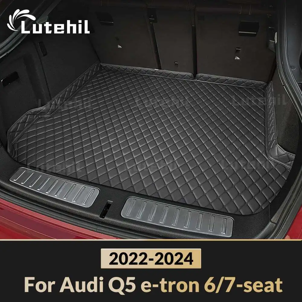 

Для Audi Q5 e-tron 6/7-seat 2022-2024 изготовленный на заказ коврик в багажник автомобиля, антигрязная накладка, защитный коврик, вкладыш для багажника, авто аксессуары для интерьера