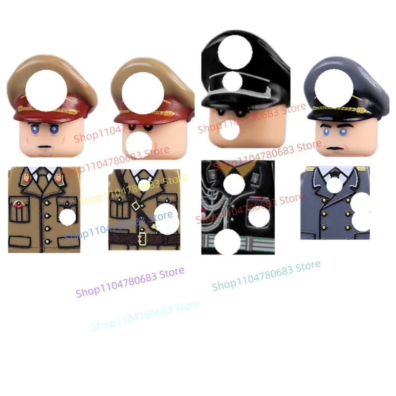 

New MOC Military Building Blocks Minifigure Officer Military Toy Ornament Holiday Gift