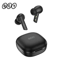 NEW QCY HT05 ANC Wireless TWS Bluetooth 5.2 Earphones 40dB Active Noise Cancellation Headset 6 Mic ENC HD Call TWS Earbuds