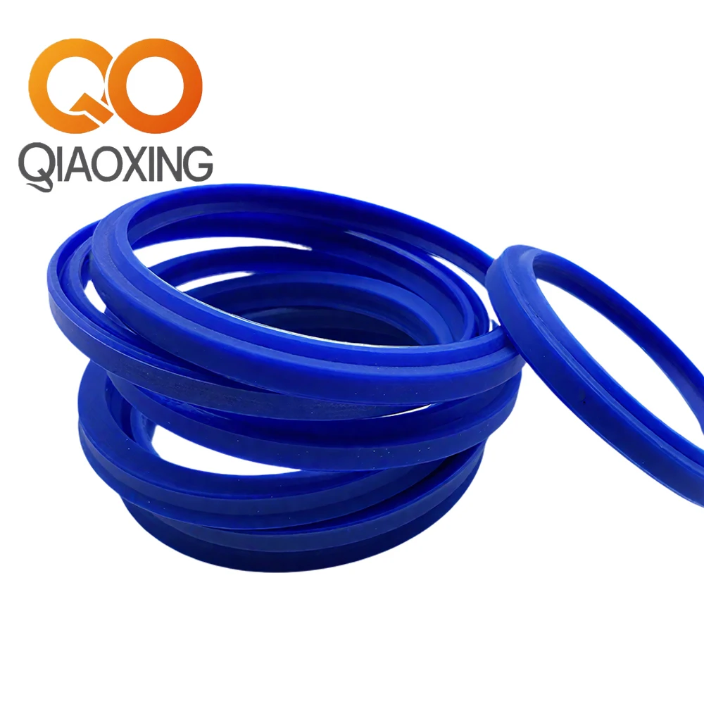 

20PCS DHS-(ID 11.2~55mm) Double Lip Wiper Seals - Polyurethane(PU) Hydraulic Dust Seals for Cylinders -20°C~80°C High-Wear