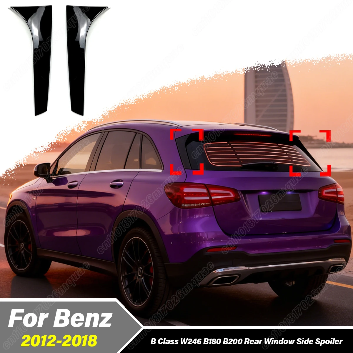 

Для Mercedes Benz B Class W246 B180 B200 2012 2013 2014 2015 2016 2017 2018 автомобильный задний оконный боковой ветровой нож декоративный комплект кузова