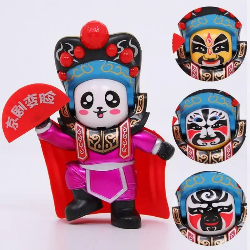 Chinese Face Changing Doll Traditional Opera Mask Dolls Child Toys Souvenir Gift