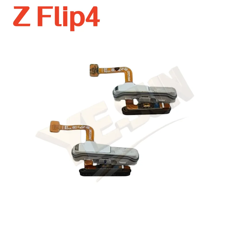 For Samsung Galaxy Z Flip 4 Galaxy Z Flip 5  Z Flip 6 Fingerprint Sensor Home Return Key Menu Button With Side Power On Off Flex