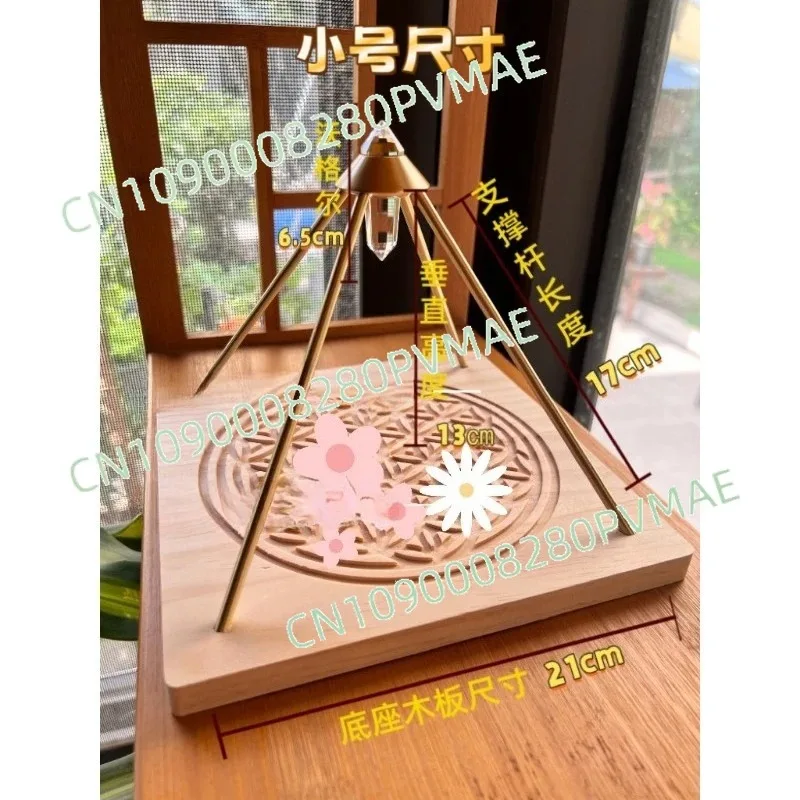 Double tip 12-hedral pyramid energy amplifier desktop porch ornament