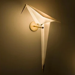 Nordic Creative Sconce Wall Lamp Bedroom Bedside Foyer Bionic Bird LED Lighting Kitchen Home Indoor Decor Wall Light