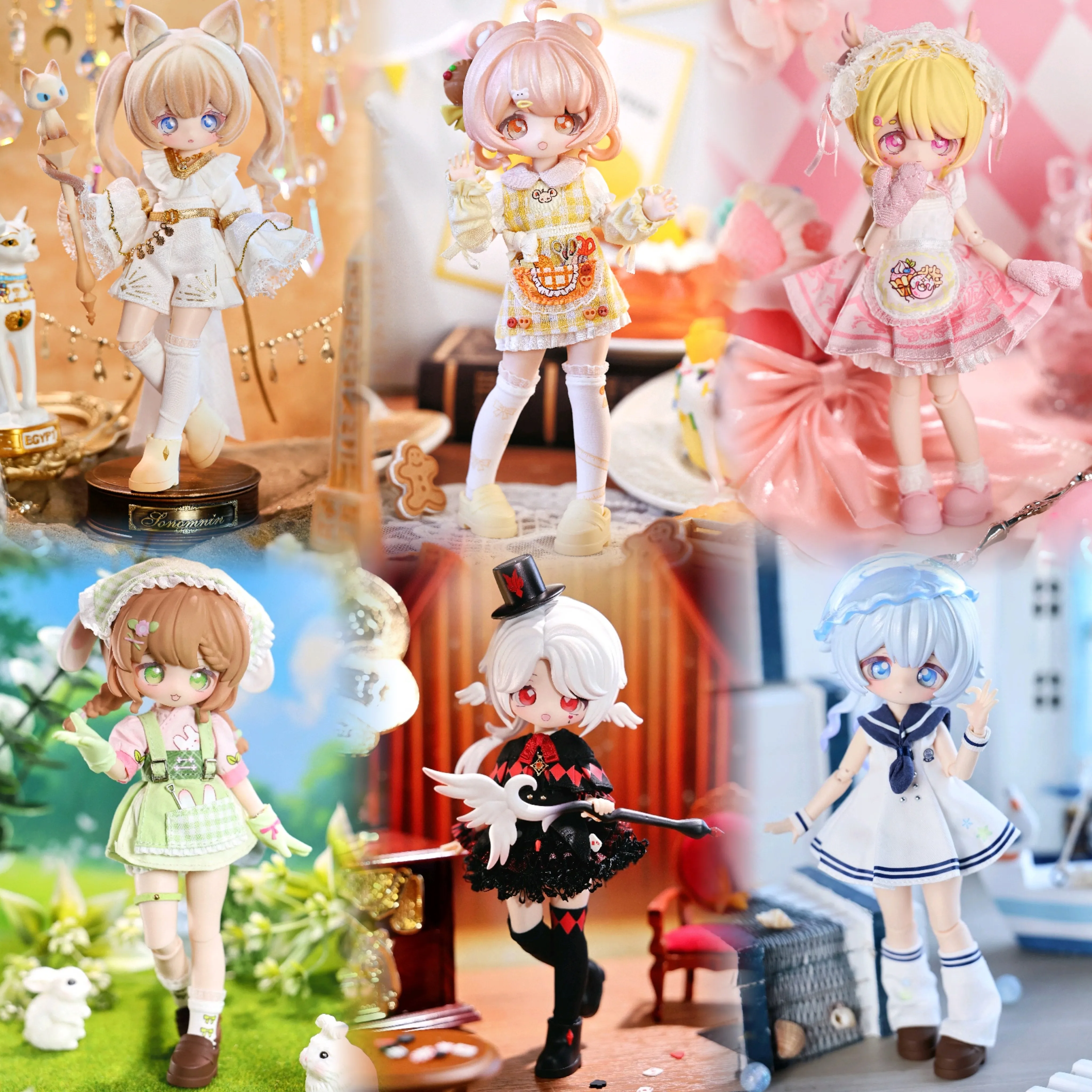 

1/12 Scale BJD Blind Box Doll Moving People Play Figure Birthday Gift Decoration Collectible Toy