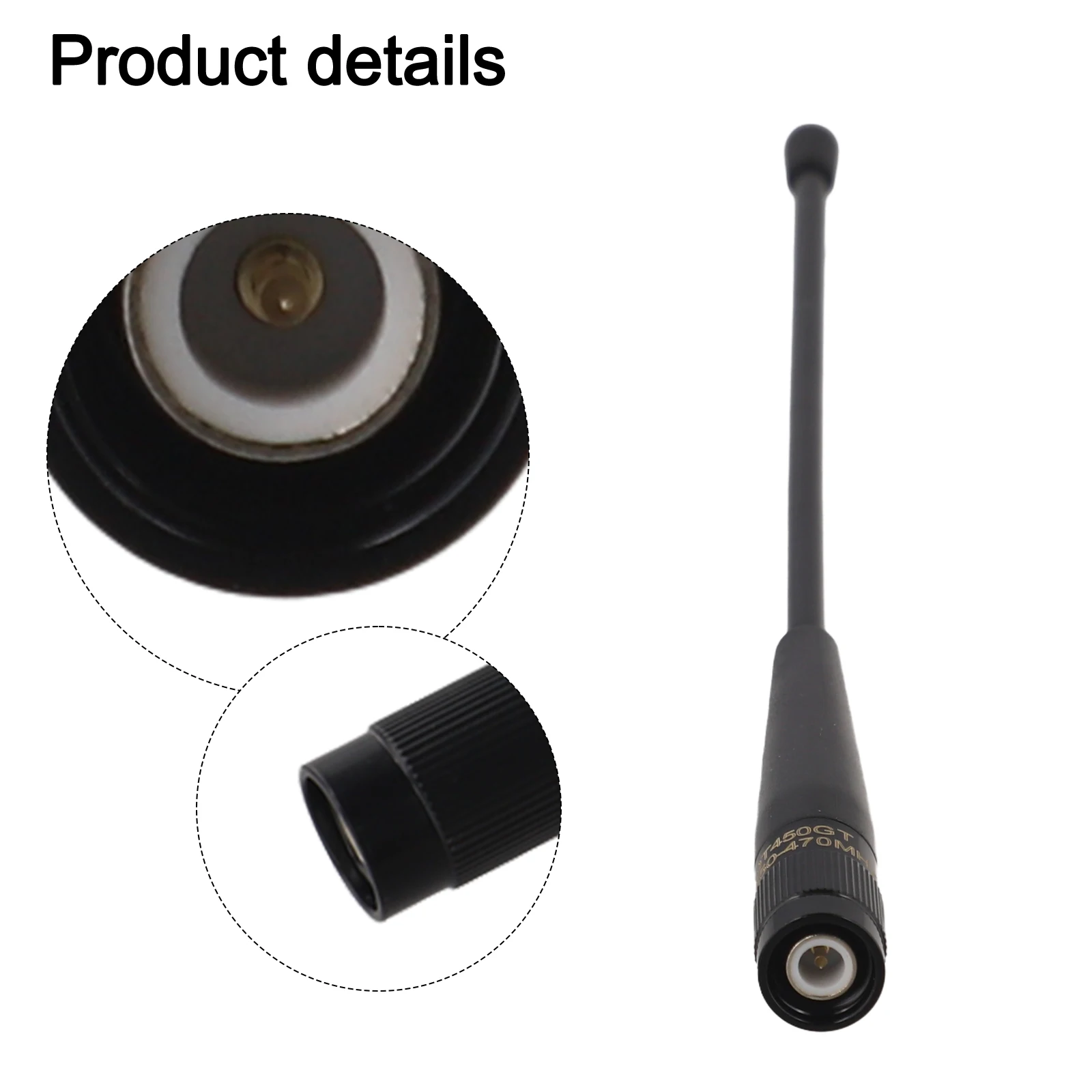 1pcs GPS Receiver TNC-J QT450GT Cable 450-470mHz 4dBi CHC Screw Antenna 31cm Transmitter Radio Antenna Accessories