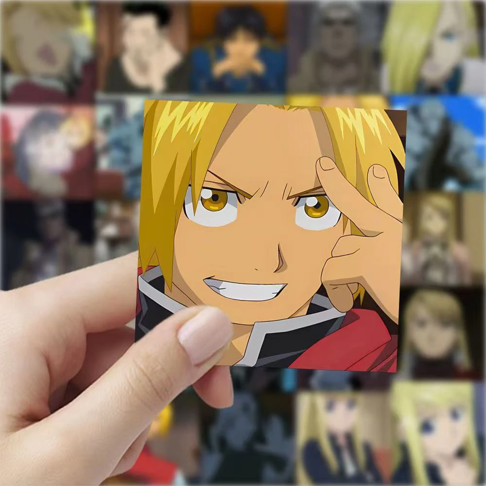 ملصقات كيميائيّة إيدوارد فولتي ميتال ، ملصق أنيمي ، إلريك ، الفونس ، لوح التزلج ، لابتوب ، دراجة نارية ، نوافذ ، شارات روكبيل ، 10 ، 30 ، 59 #2