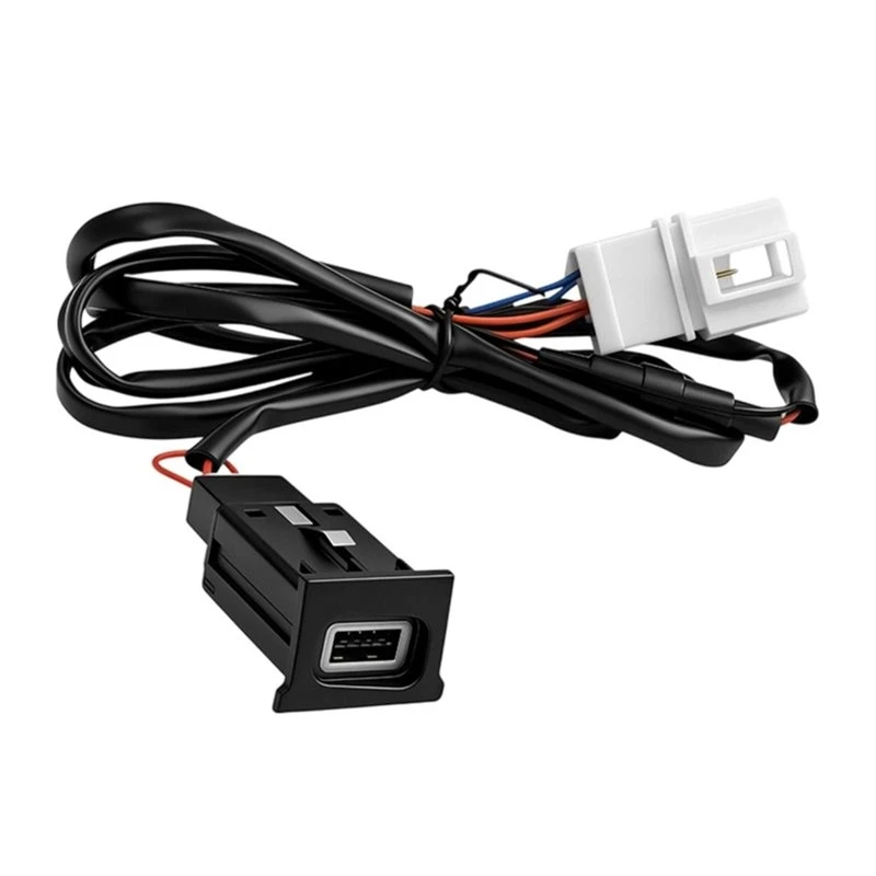 2026 New Fast Charging Port Adapter 80Cm For VW Passat 2011-2015 Car Phone Outlet Power Cable