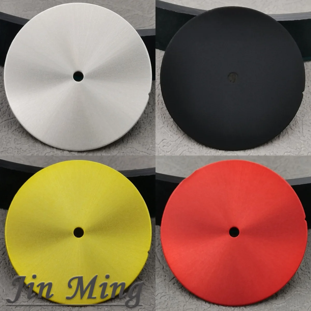 28.5mm Sterile Blank Watch Dial DIY Watch Making Faces for NH35 NH36 Movement Black Silver Gold Blue Green Purple Red Grey