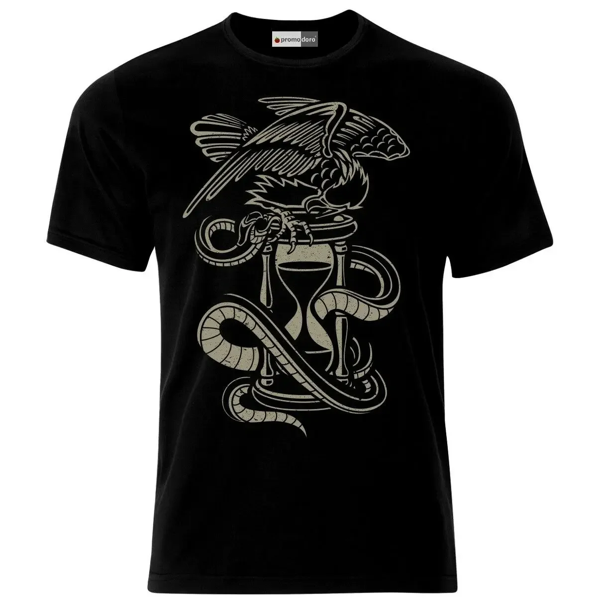 

Hourglass Eagle Stundenglas Sanduhr Adler T-Shirt. Summer Cotton Short Sleeve O-Neck Mens T Shirt New S-3XL
