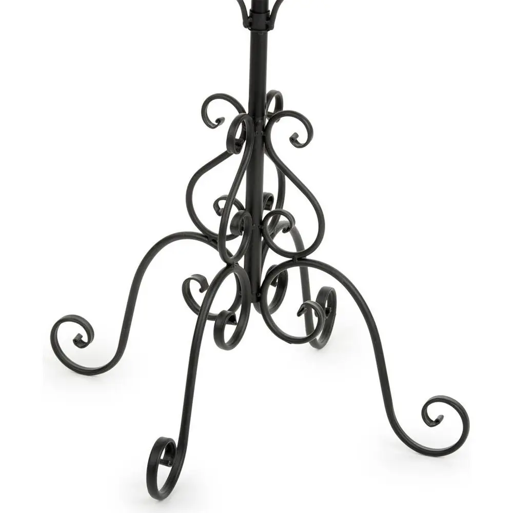 Wrought Iron Hat and Coat Rack, Black | 73