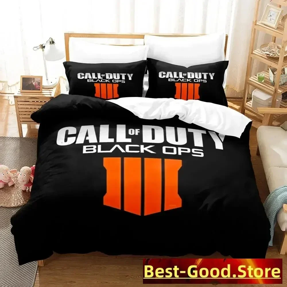

2023 Game call of duty emblem Bedding Set Duvet Cover Sheet Printed Bed Set Pillowcase Full Queen King Size Comforter Bedroom