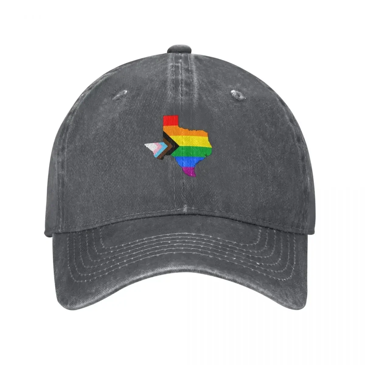 Texas Progress Pride Baseball Cap Beach Hat Hood Wild Ball Hat Fishing Hat Male Women's