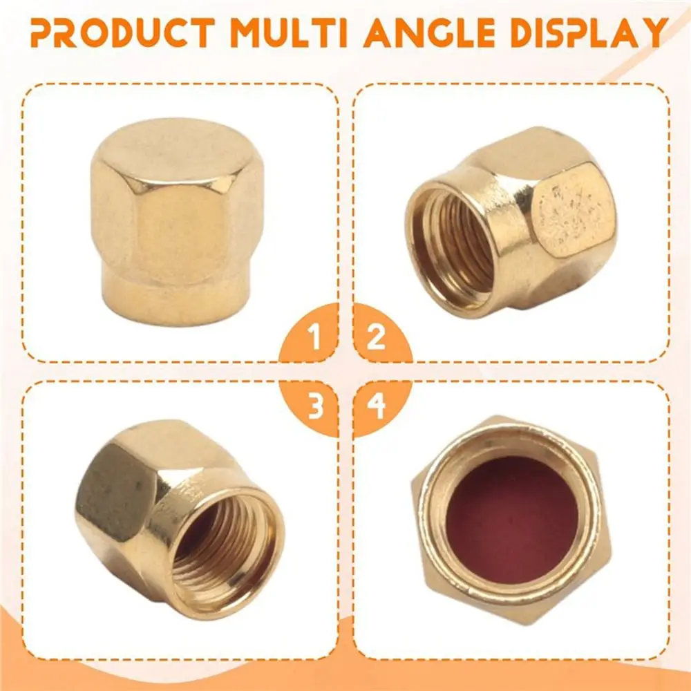 4Pcs SMA Plug SMA Plug Dustproof Cap Coaxial Connector Female Jack SMA Female Jack Dust Cap Threaded Coupling Compact Design