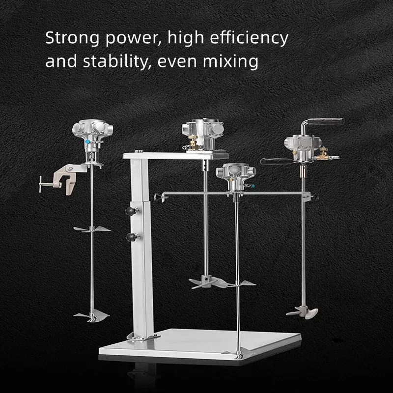 Excellent Pneumatic Mixer Industrial Lift Paint Agitator Small-ton Drum Dispersed Ink Glue Liquid Paint