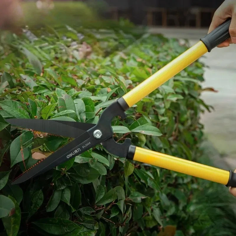 

2pcs Garden Hedge Shears 21 Inch Heavy Duty Steel Blades Manual Hedge Trimmer for Lawn Garden Pruning