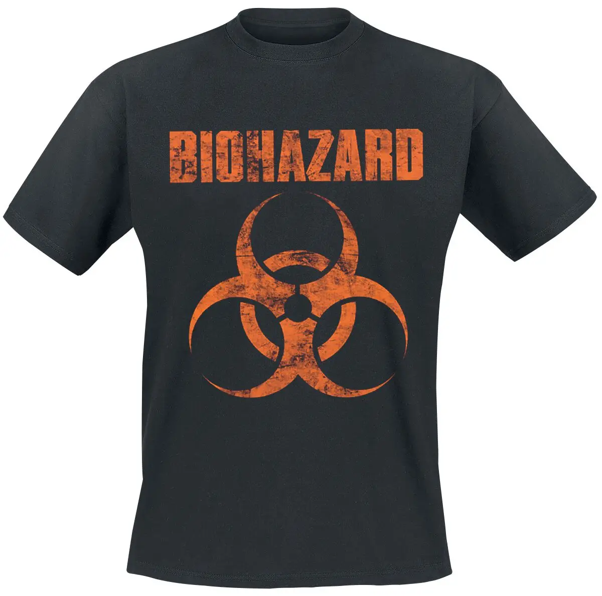 Logo Biohazard Band T-Shirt 100 % Baumwolle Grafik-T-Shirt Herren Damen Sommer Streetwear Top