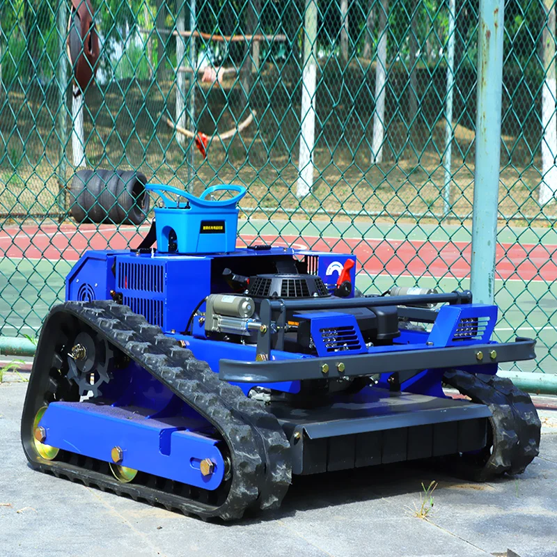 Customised Remote Control Lawnmower Crawler 4 Stroke Wireless Control Lawnmower Robot Weeder Tractor Factory direct sale