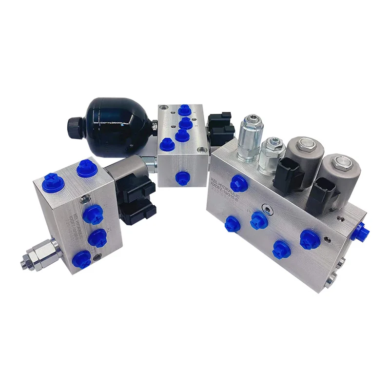 Piloted  Hydraulic valves,Hydraulic Components The Valve Manifolds Applying to Excavators fine machining in China factory