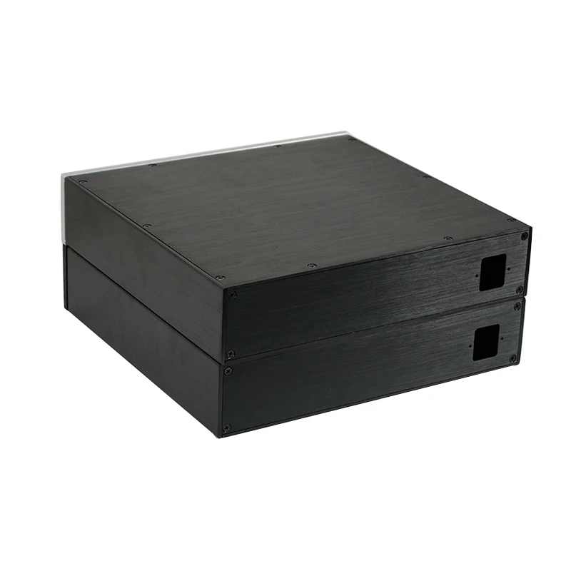 Châssis d'amplificateur de puissance tout en aluminium, 320x70x305mm, préamplificateur, décodeur DAC, coque de boîtier Audio à monter soi-même