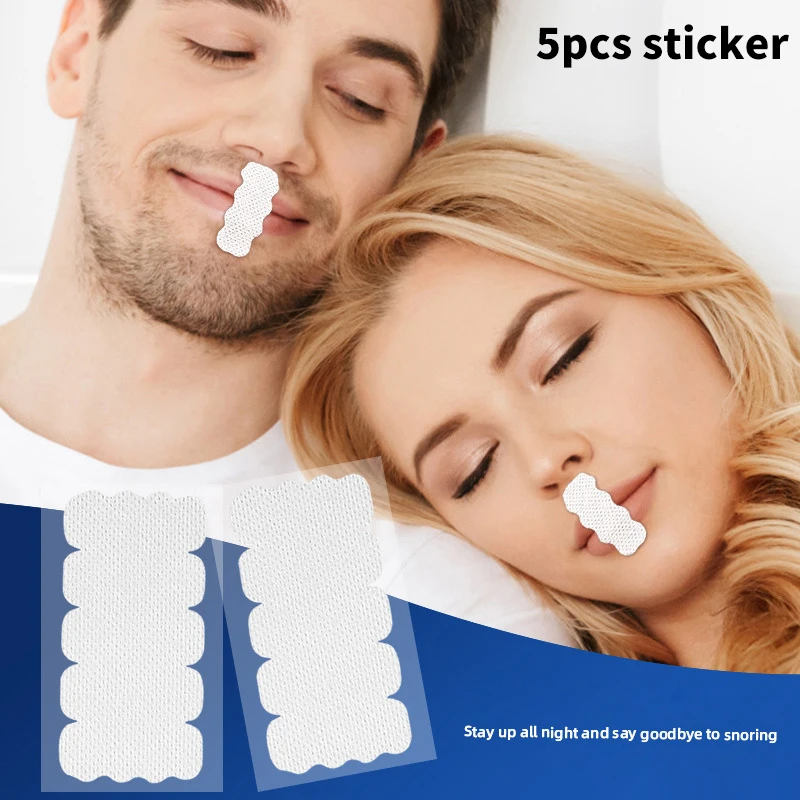 I-Shaped Non-Woven Anti Snoring Patch Snoring Prevention Silencing Patch Adults Children Rest At Night To Prevent Mouth Open