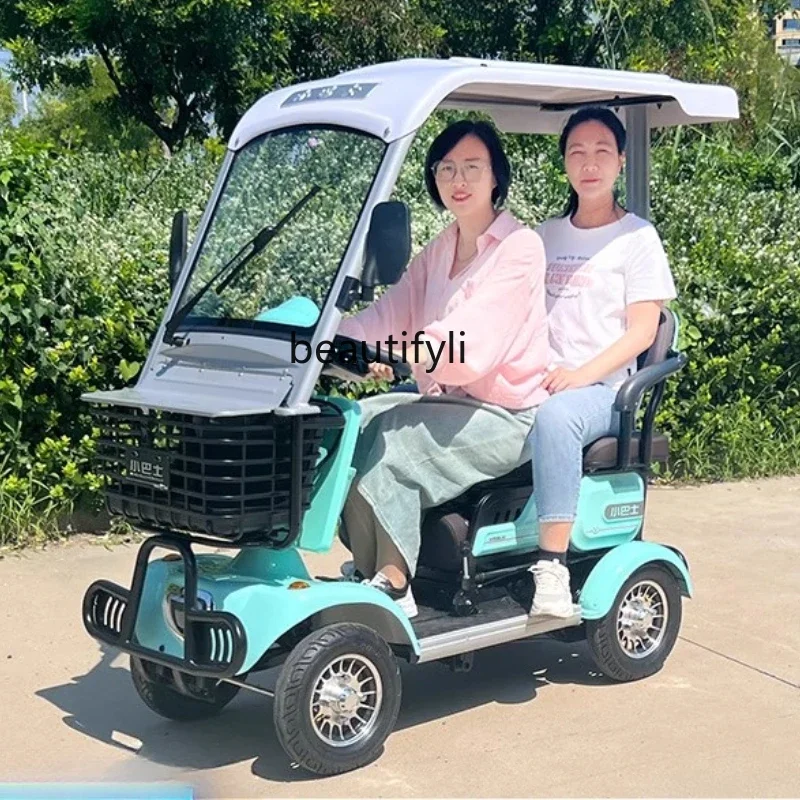 

ssL178 23 Small bus elderly scooter home pick-up and drop-off children electric four-wheeled four-wheeled electric vehicle elde