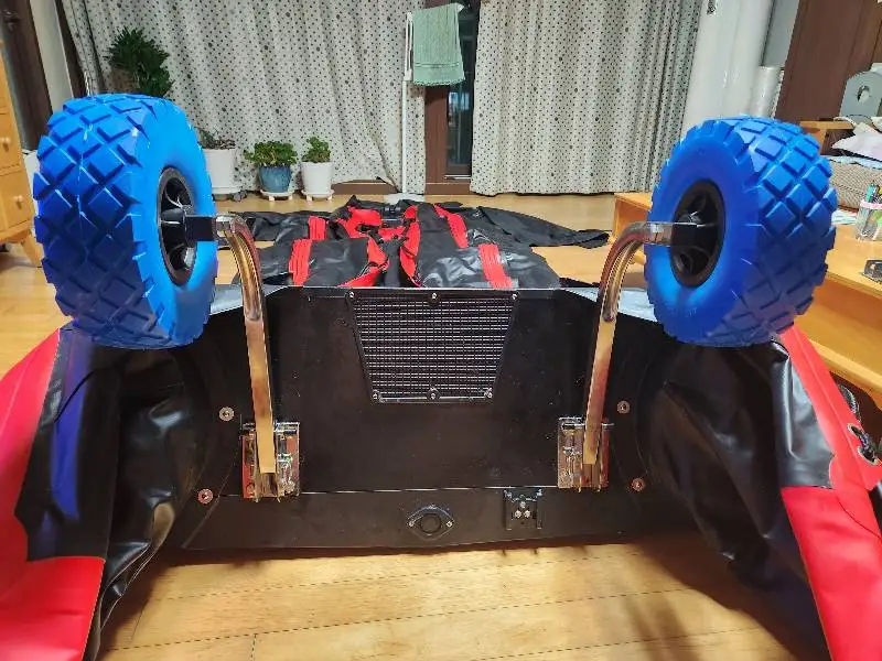 HV-MARiNE Inflatable Boat Launching Wheel - Fishing Boat Underwater Wheel - 304 Stainless Steel - for Outdoor Beaches