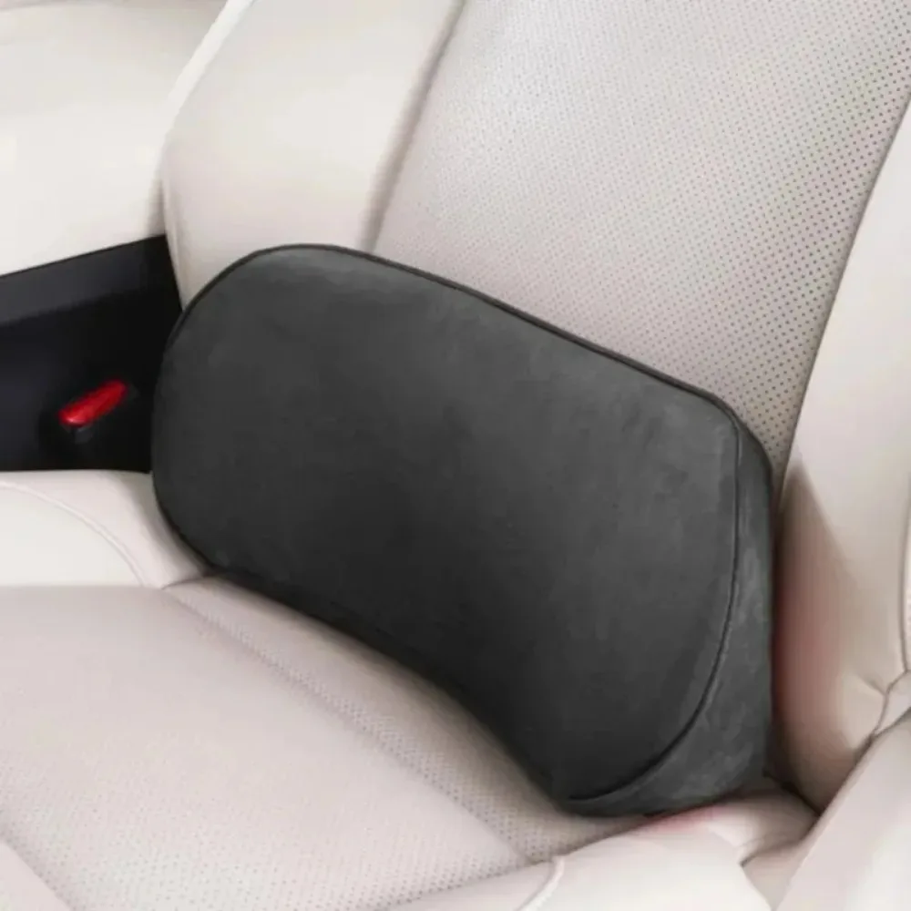 Memory Foam Lumbar Support Pillow For Car Lower Back Pain Relief Comfortable Driving Seat Cushion Accessories Set