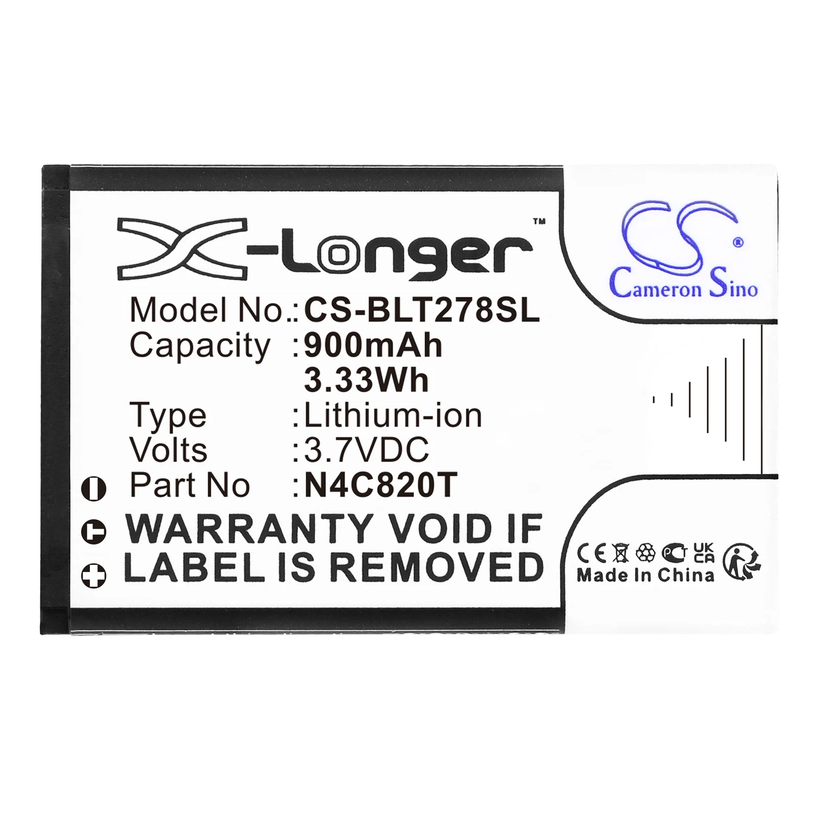 

Li-ion Mobile,SmartPhone Battery for BLU,3.7v,900mAh,Samba TV T276T T278X Q170T Q170W Jenny II Zoey II T193 T177 Z090X Aria T174