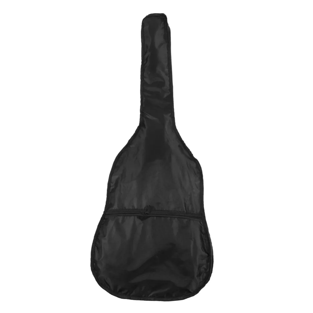 Oxford Cloth​ Guitar Carry Bag​ ​Wear Resistant​ Waterproof ​Guitar Handbag​ ​Side Zipper Black Maintenance Guitar Bag