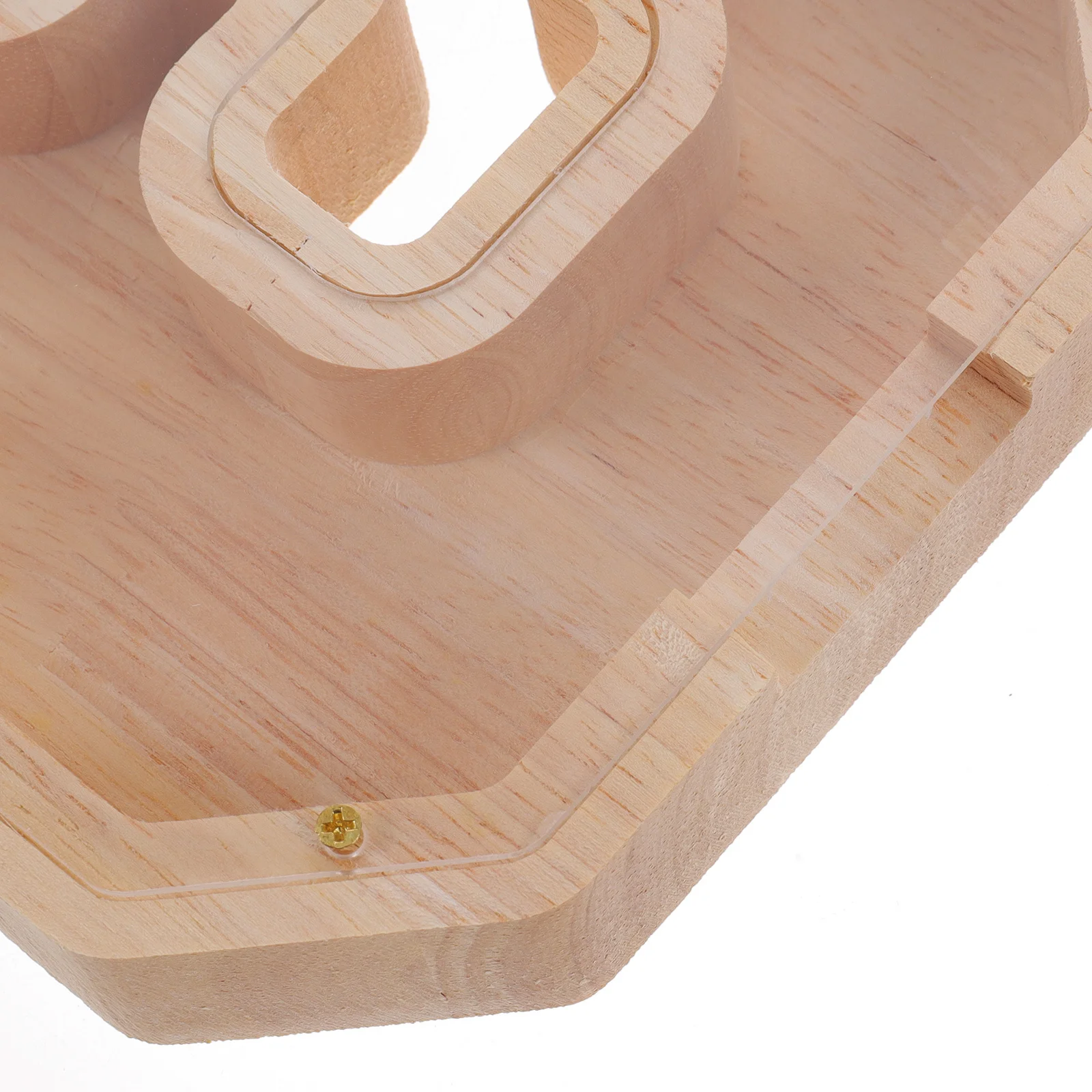 

Wooden Savings Jar for Children Cute Clear Piggy Bank Unbreakable Money Jar for Daily Saving Habit Training Kids Desktop Coin