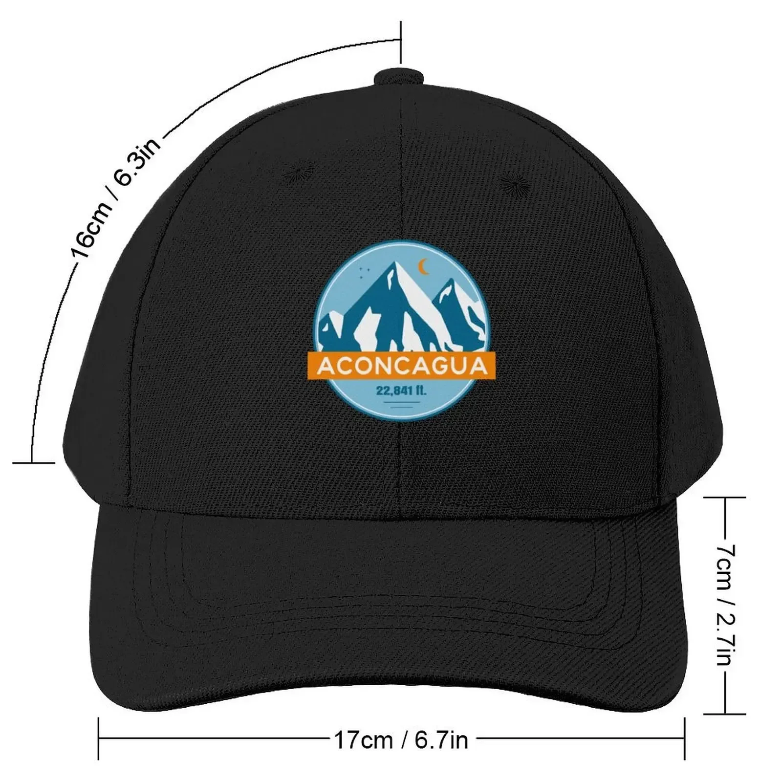 Aconcagua Stars Moon Baseball Cap Hat Man Luxury hiking hat Caps Women Men's