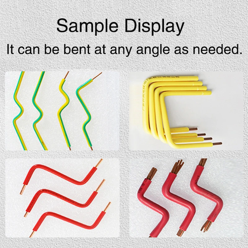 Microcomputer-Controlled Wire Stripping and Free-Bending Integrated Machine for Thickened Wire Stripping CR-8006