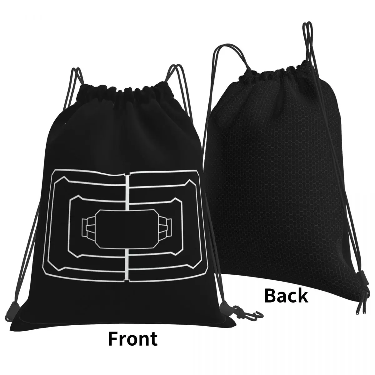 Rainbow 6 Siege Frost Trap Welcome Backpacks Portable Drawstring Bags Sports Bag Book Bags for Man Woman Students