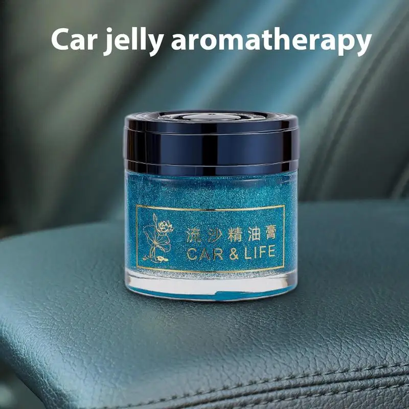 Car Smell Air Freshener Quicksand Design Car Perfume Holder Car Fresheners Long Lasting Car Jelly Aromatherapy For Car Home