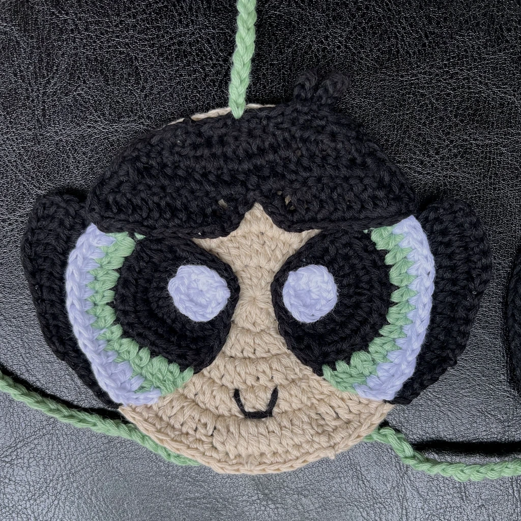 Green Powerpuff  Handmade Crochet Bikini Set Sexy String Beachwear Brazil Bathing Suit High Quality Swimwear For Vacation Wear