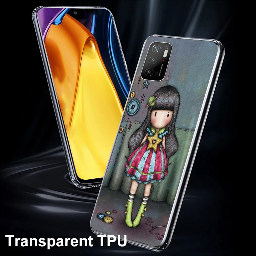 S-Santoro G-Gorjuss Cute Girls Phnoe Case for Xiaomi Poco X5 Pro X4 Gt X3 Nfc M5S M4 M3 M2 F3 F2 F1 Mi Note 10 Lite A2 A3 Unique