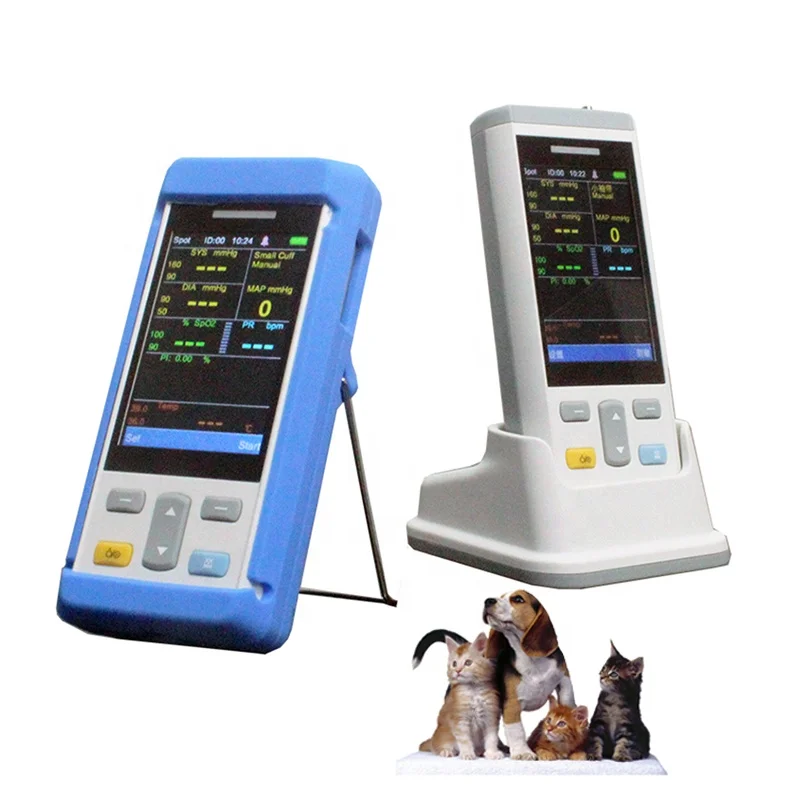 Veterinary Multiparameter Vital Signs Portable Pet Oximeter Etco2 Veterinary Monitor Handheld Animal Pulse Oximeter