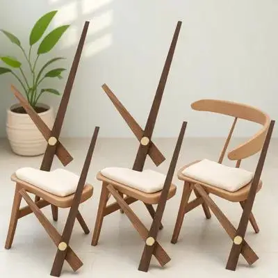 

5 set Wooden Hands Durable Diy Replacement For Quartz Wall Clock Craft Home Decor Clock Accessories Repair Tool