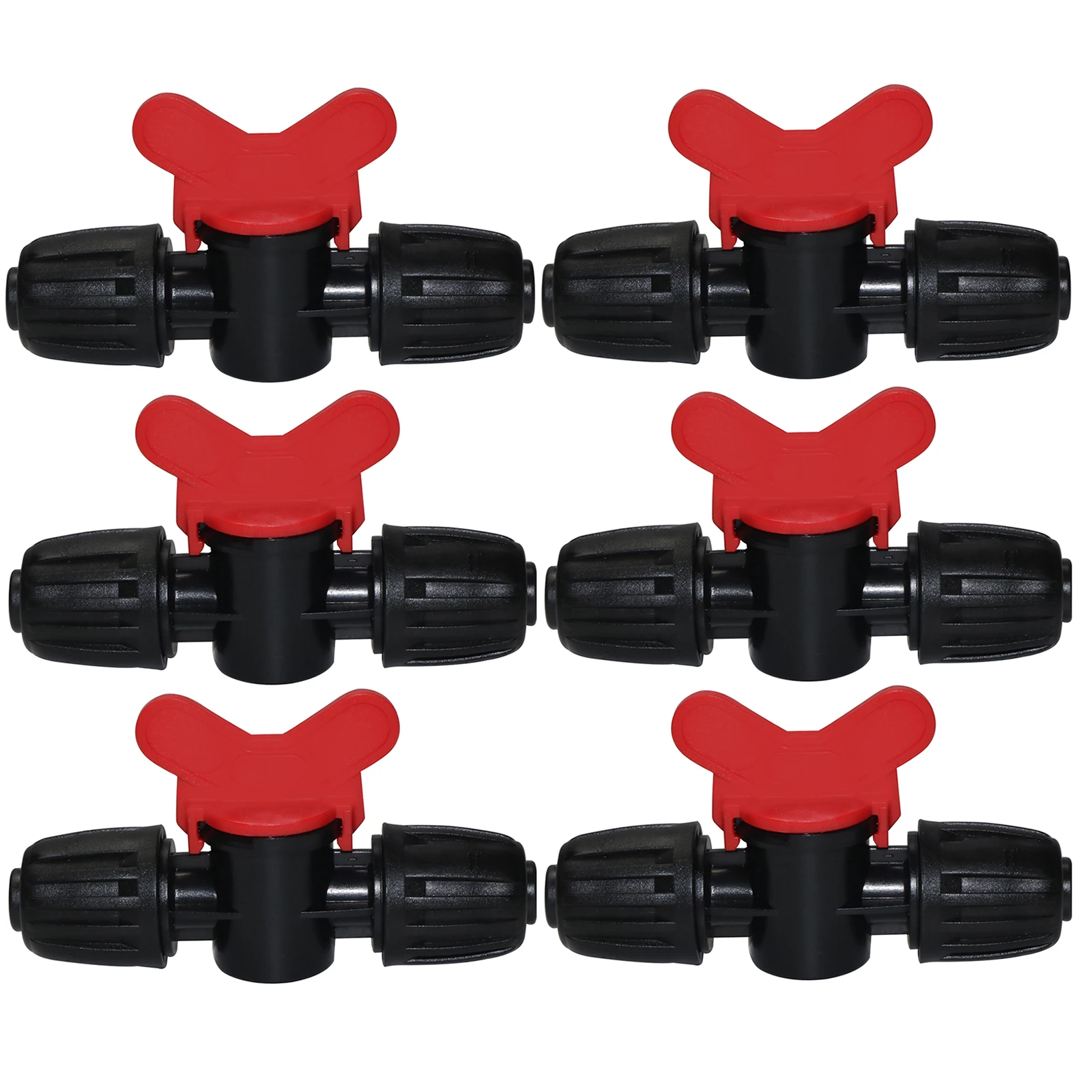 10Pc Drip irrigation accessories 16mm lock through valve Garden micro spray accessories Garden water pipe joint Hose Connector