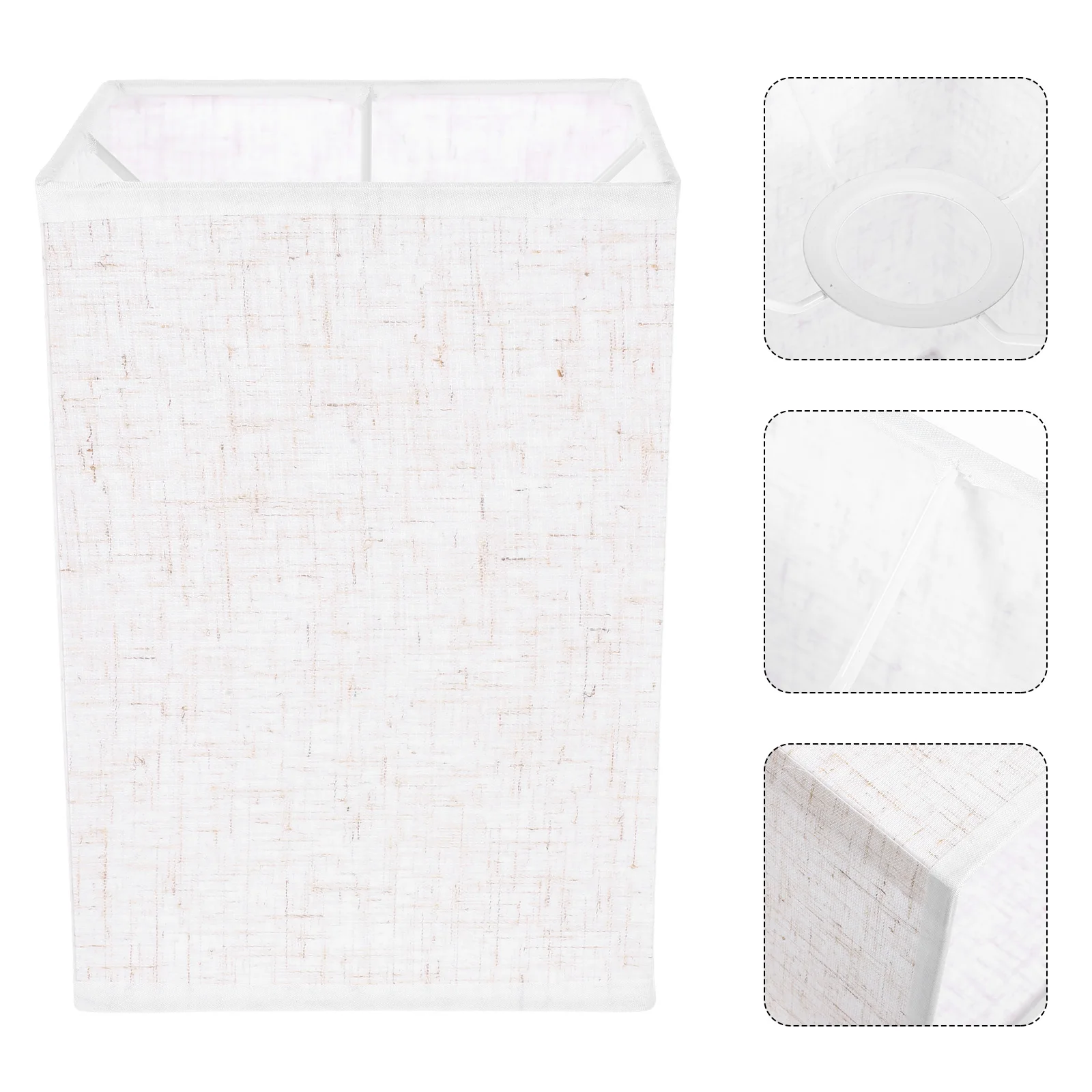 

Modern Linen Shade Simple Style Soft Bedroom Decorative Lampshade Small Size Easy Installation Replacement Light Cover